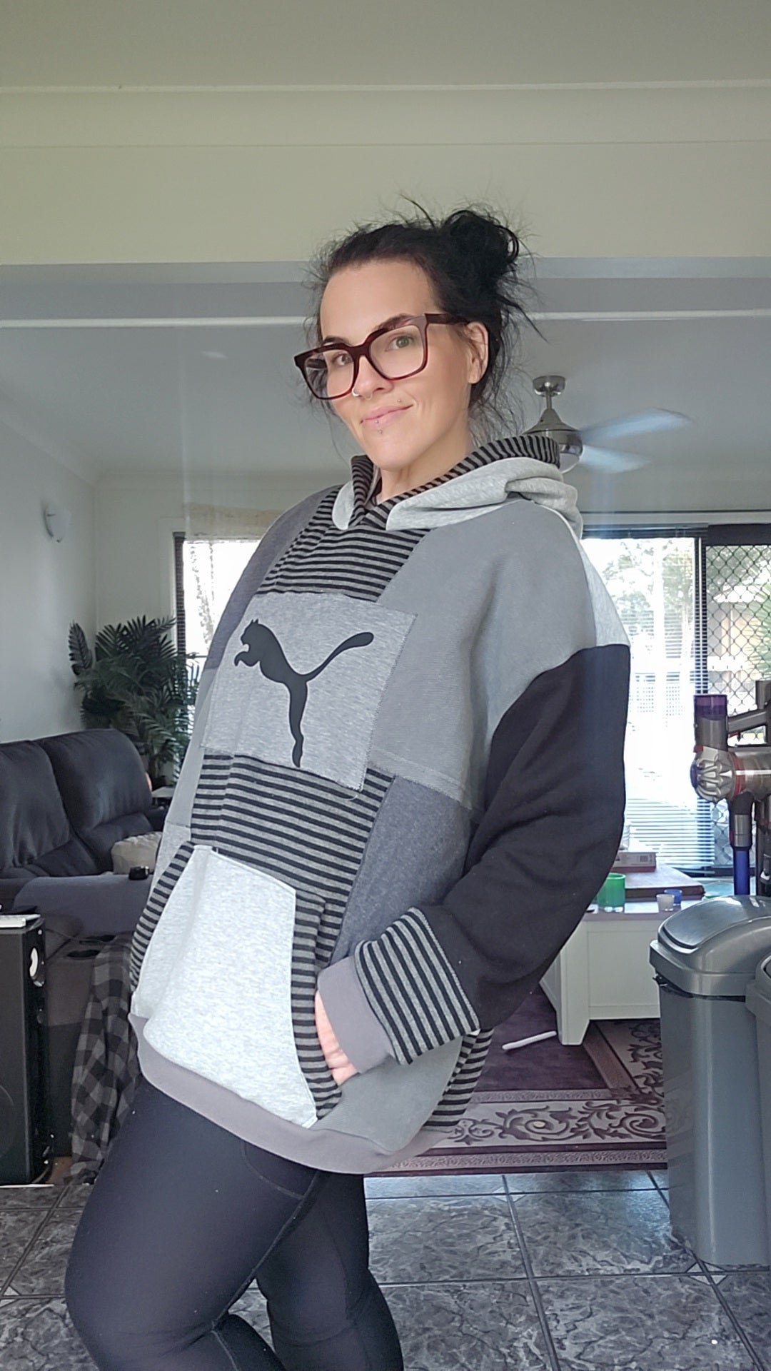 Black and Grey hoodie