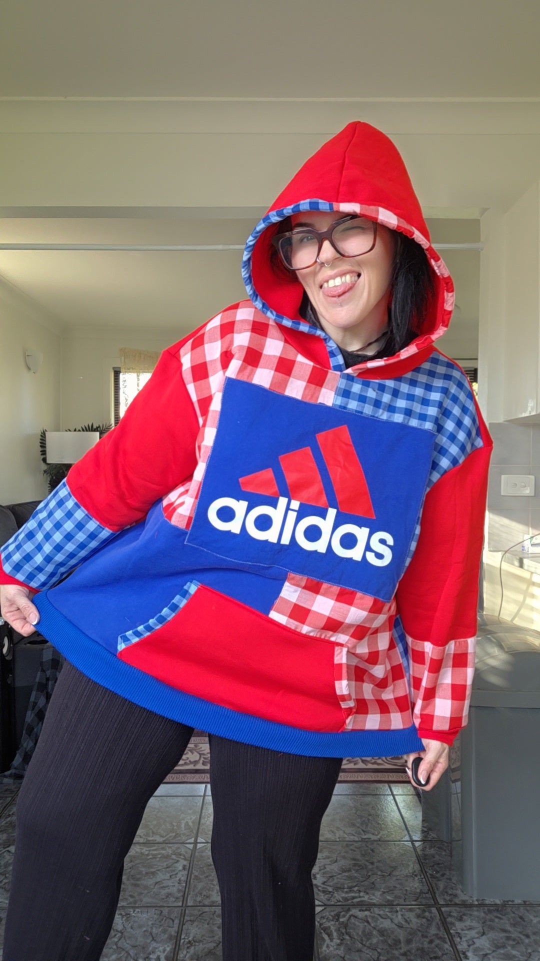 One-of-one Scrap Collective hoodie