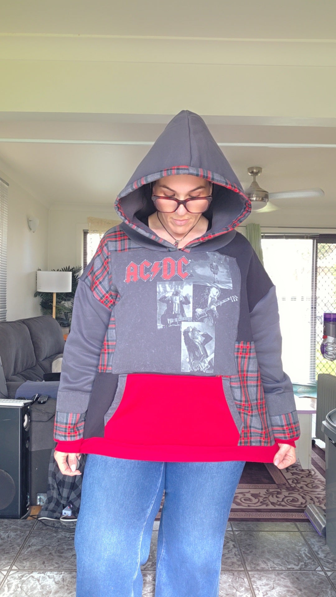 One-of-one Scrap Collective hoodie