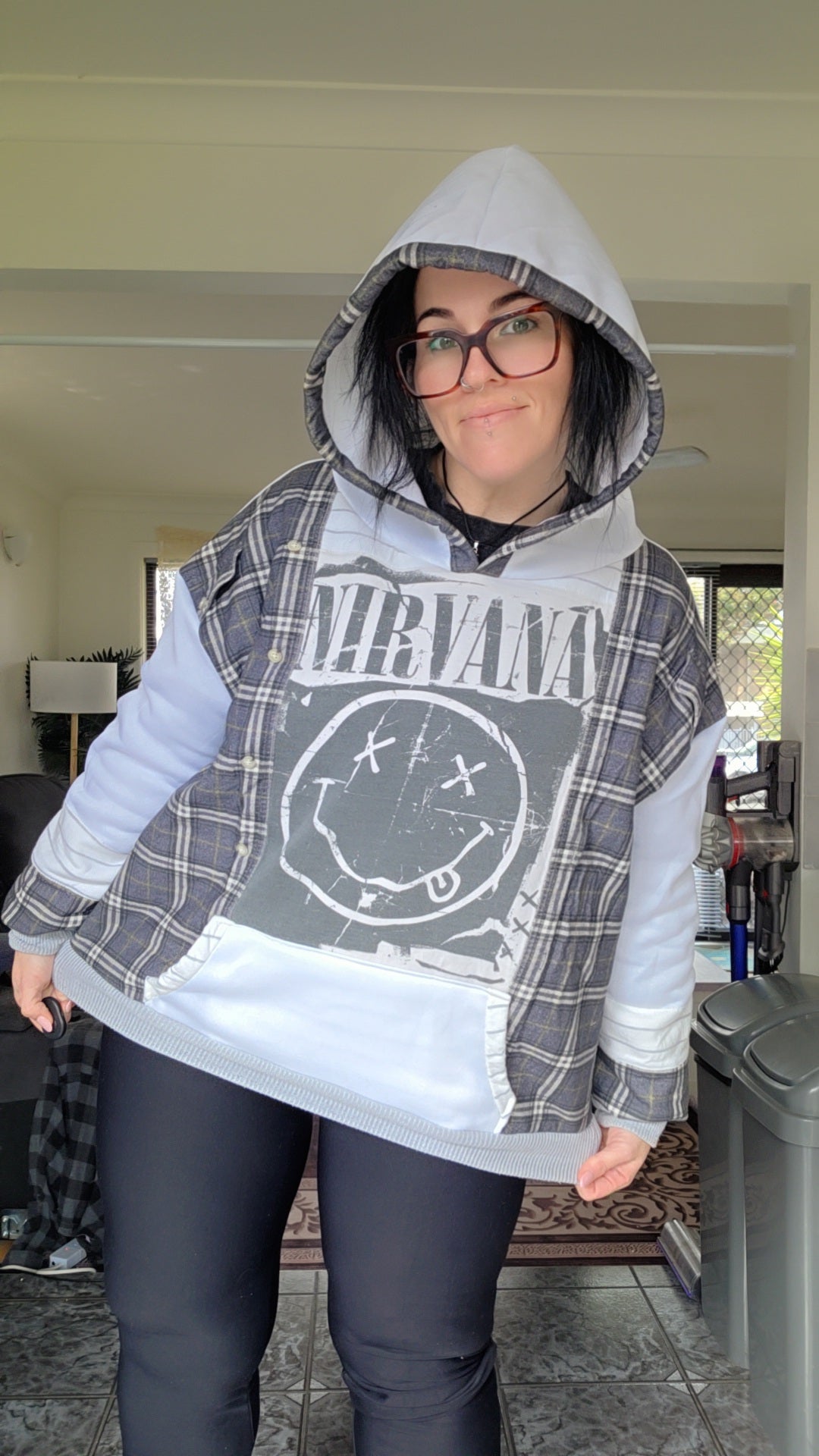 One-of-one Scrap Collective hoodie