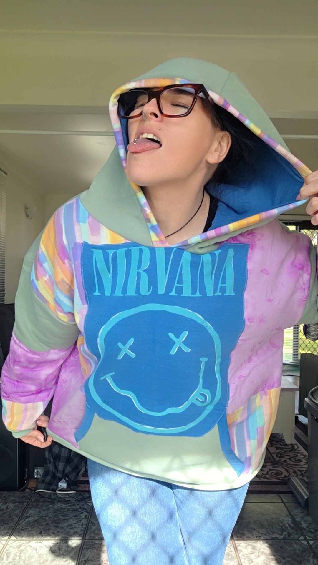 One-of-one Scrap Collective hoodie