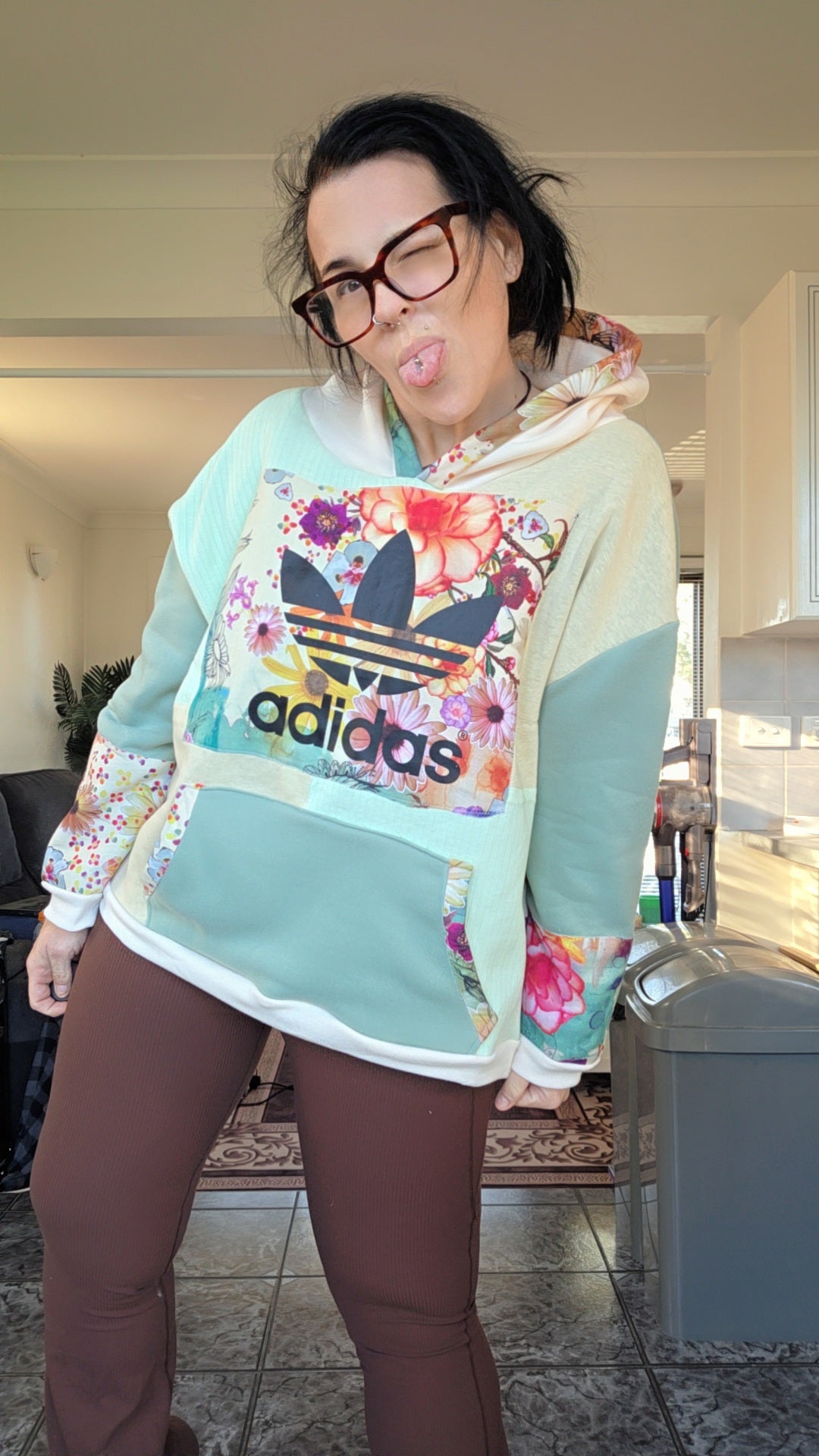 One-of-one Scrap Collective hoodie