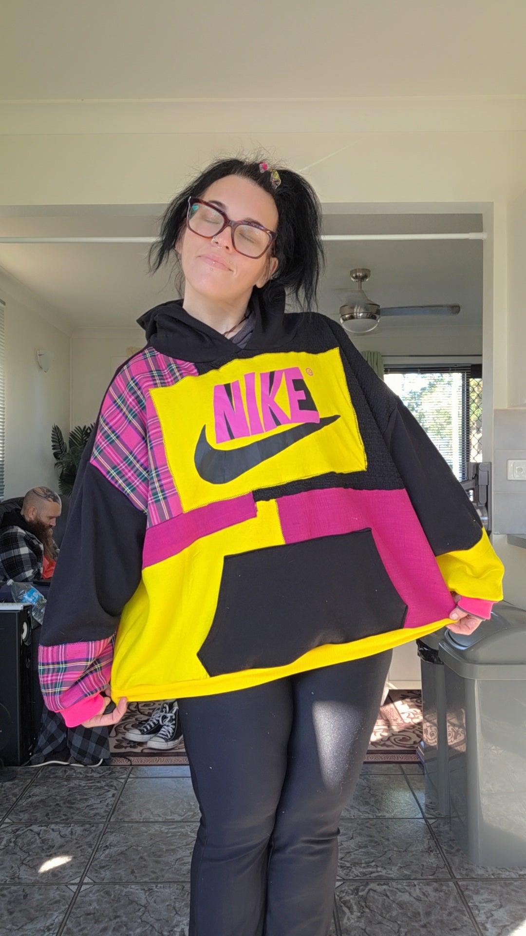 One-of-one Scrap Collective hoodie