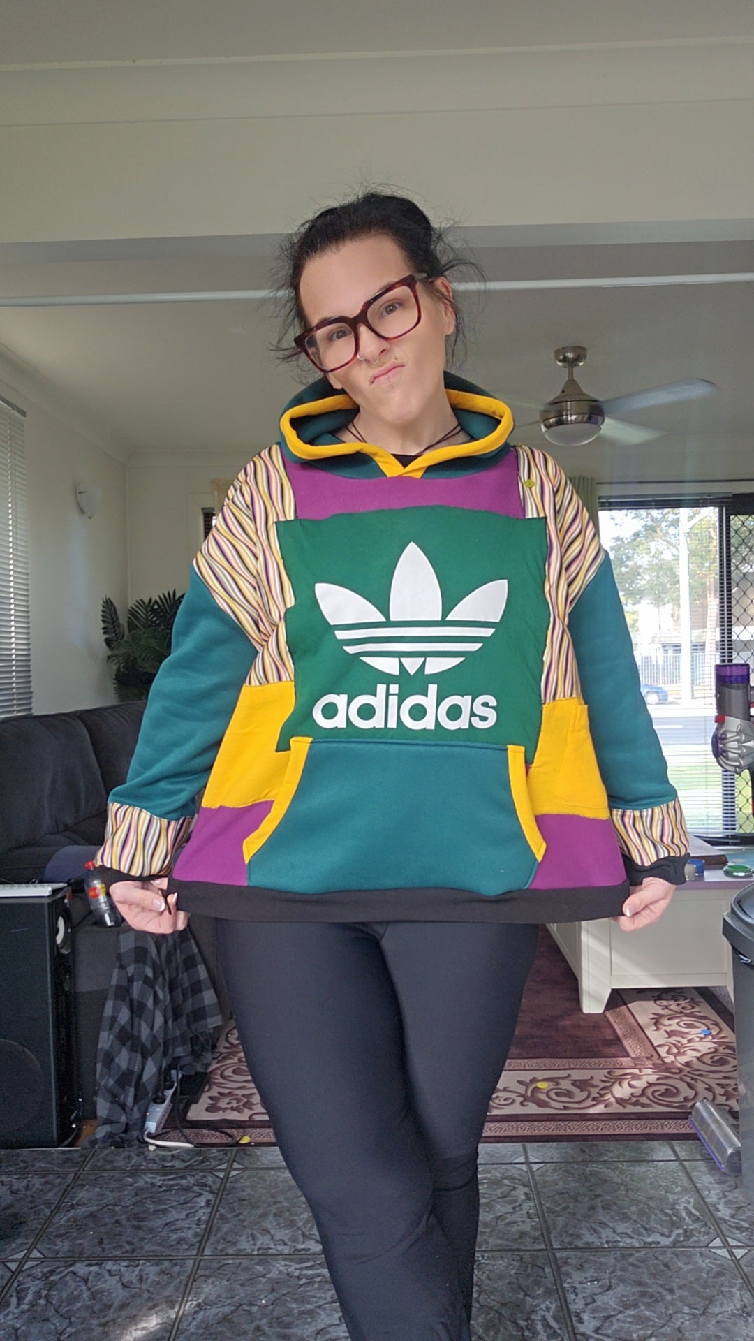 One-of-one Scrap Collective hoodie