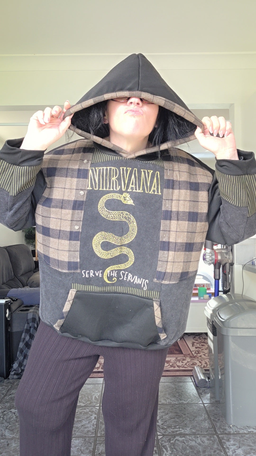 One-of-one Scrap Collective hoodie