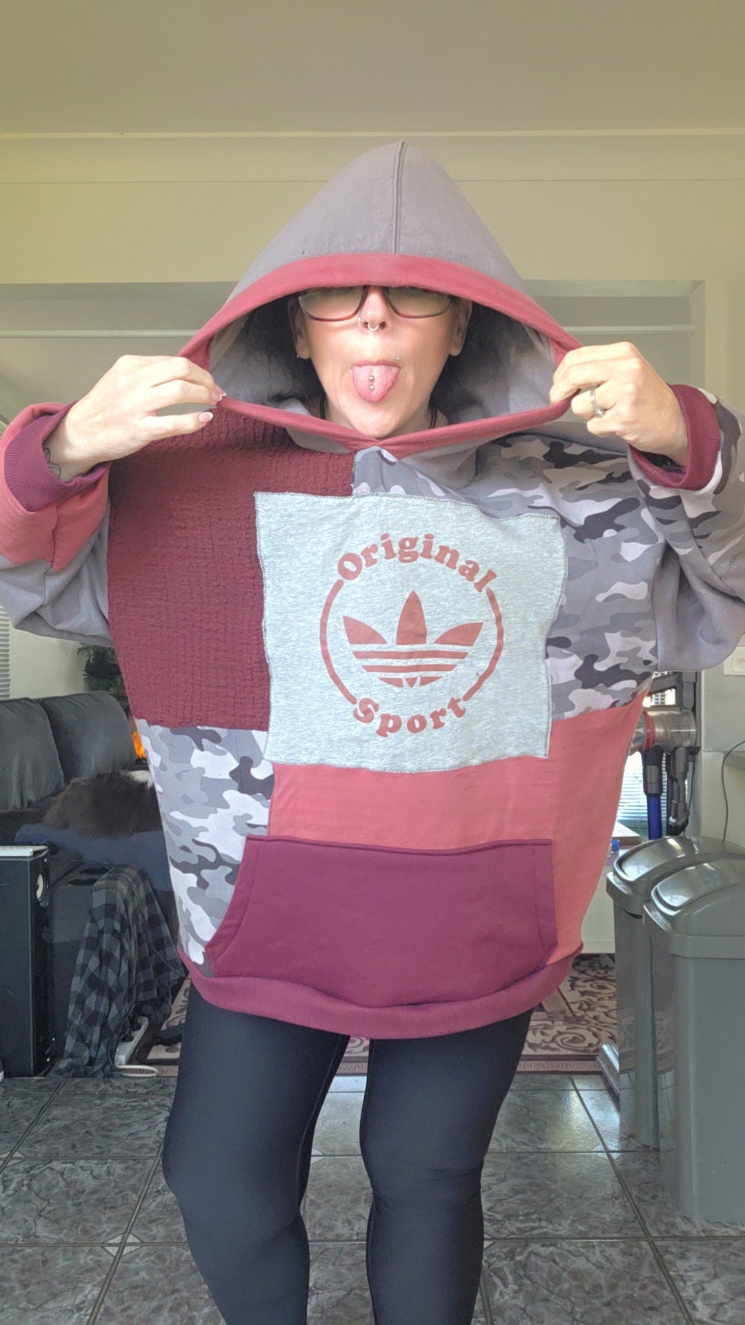 One-of-one Scrap Collective hoodie