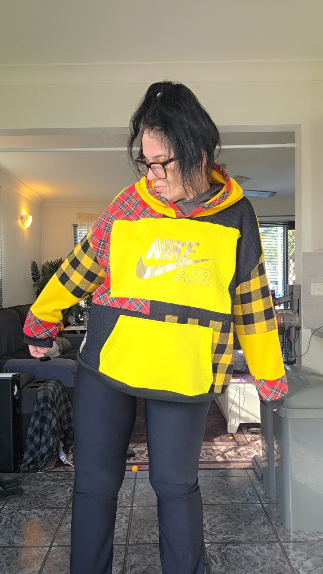 One-of-one Scrap Collective hoodie