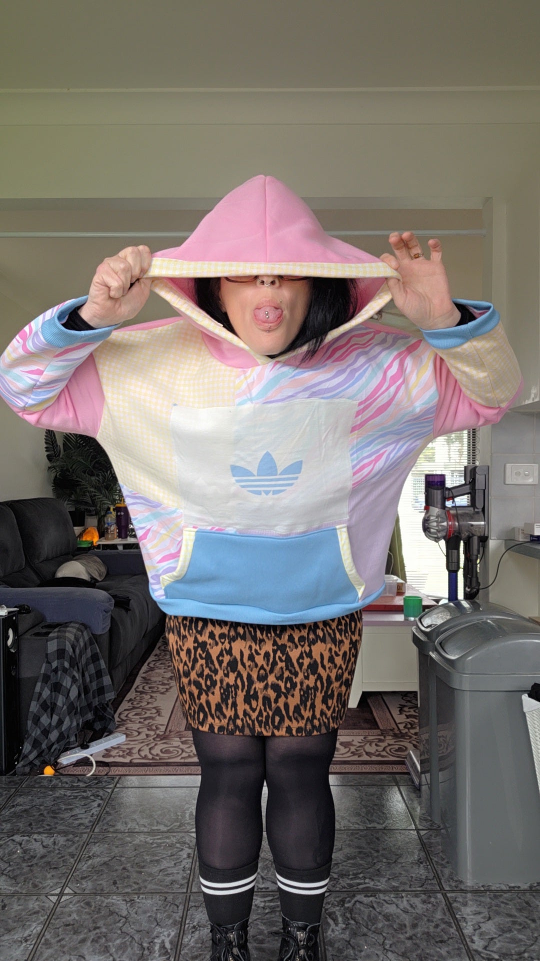 One-of-one Scrap Collective hoodie