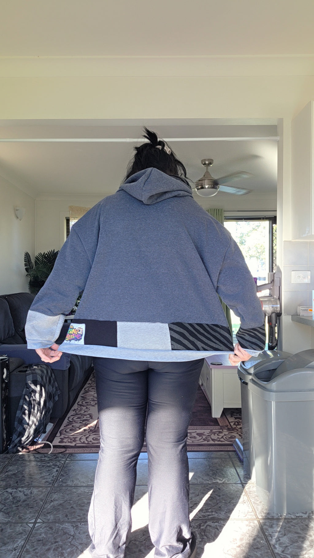 Monochrome & zebra hoodie