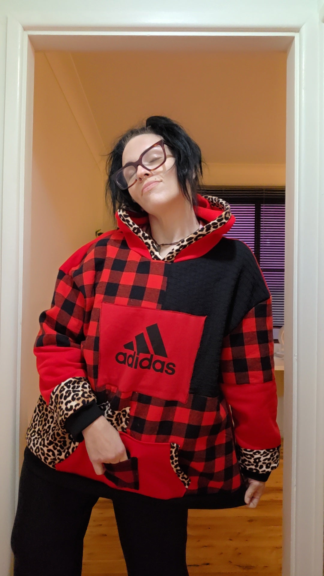 One-of-one Scrap Collective hoodie