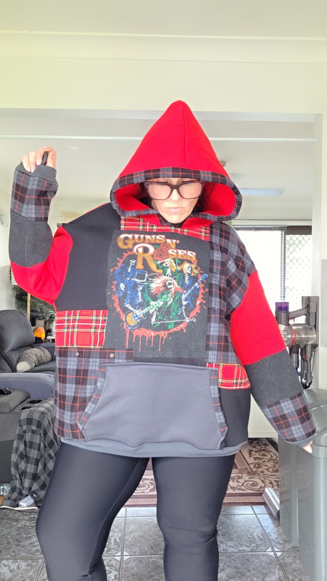 One-of-one Scrap Collective hoodie