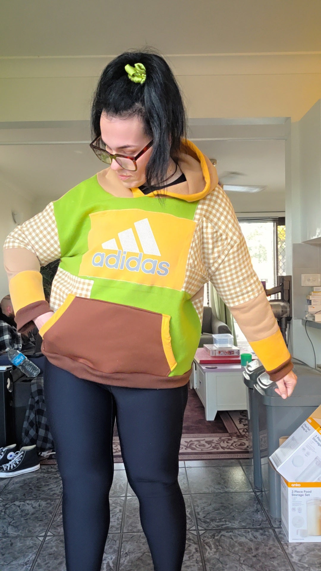 One-of-one Scrap Collective hoodie