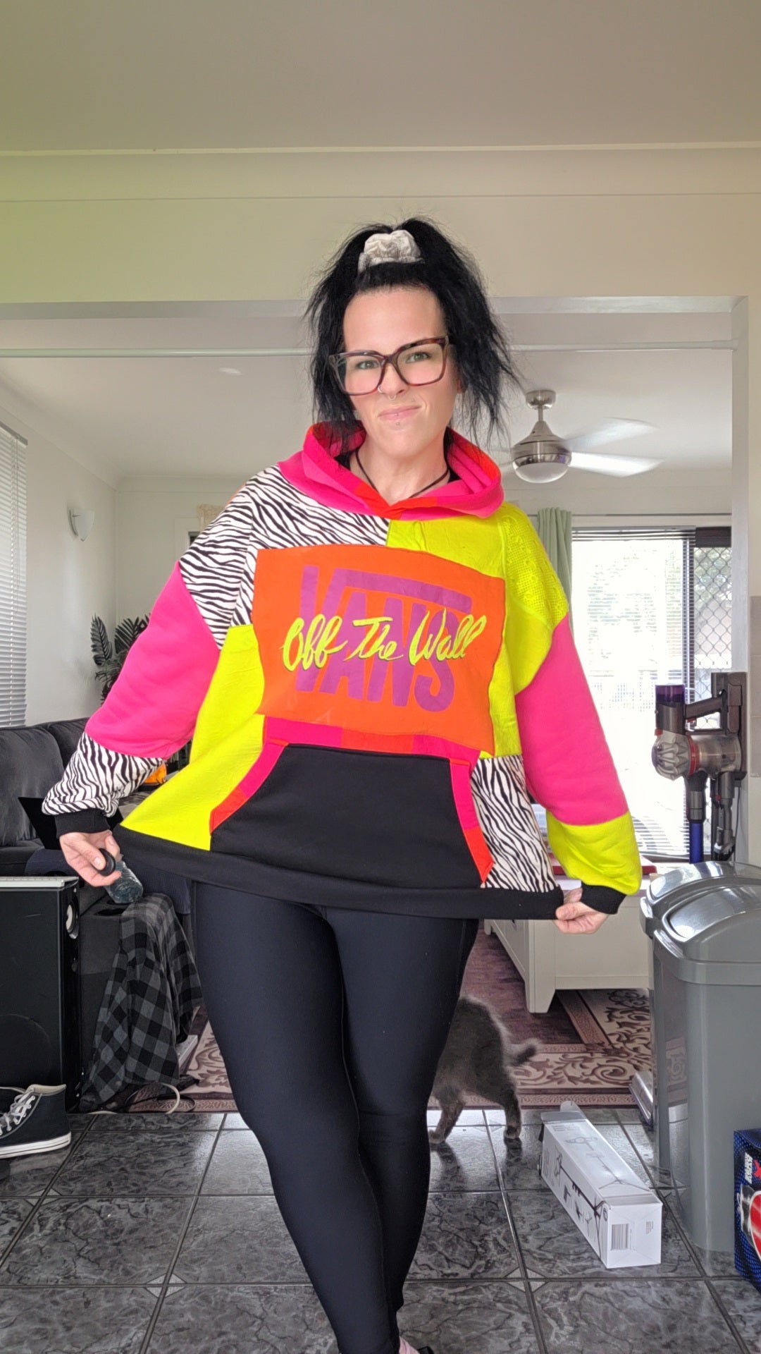 One-of-one Scrap Collective hoodie