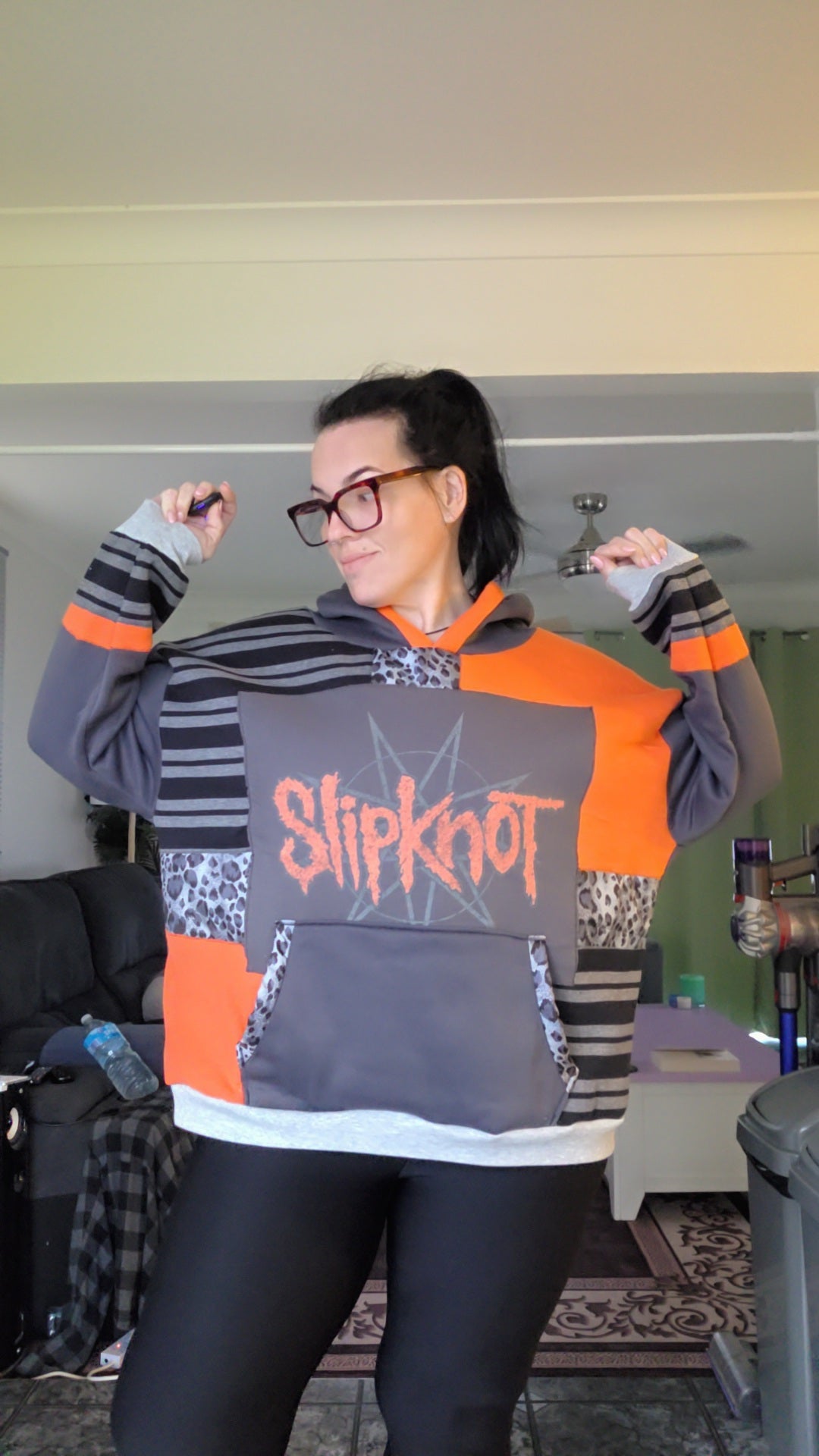 One-of-one Scrap Collective hoodie