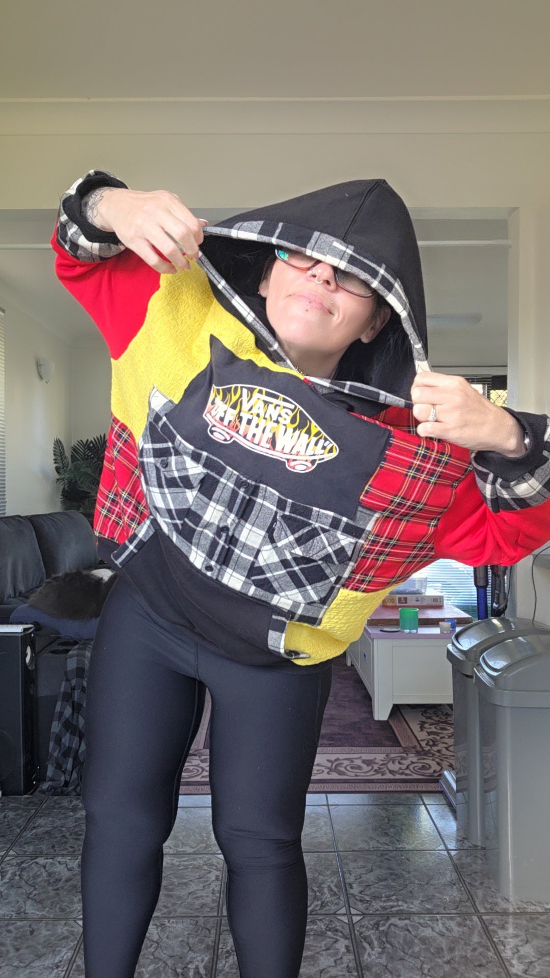 One-of-one Scrap Collective hoodie