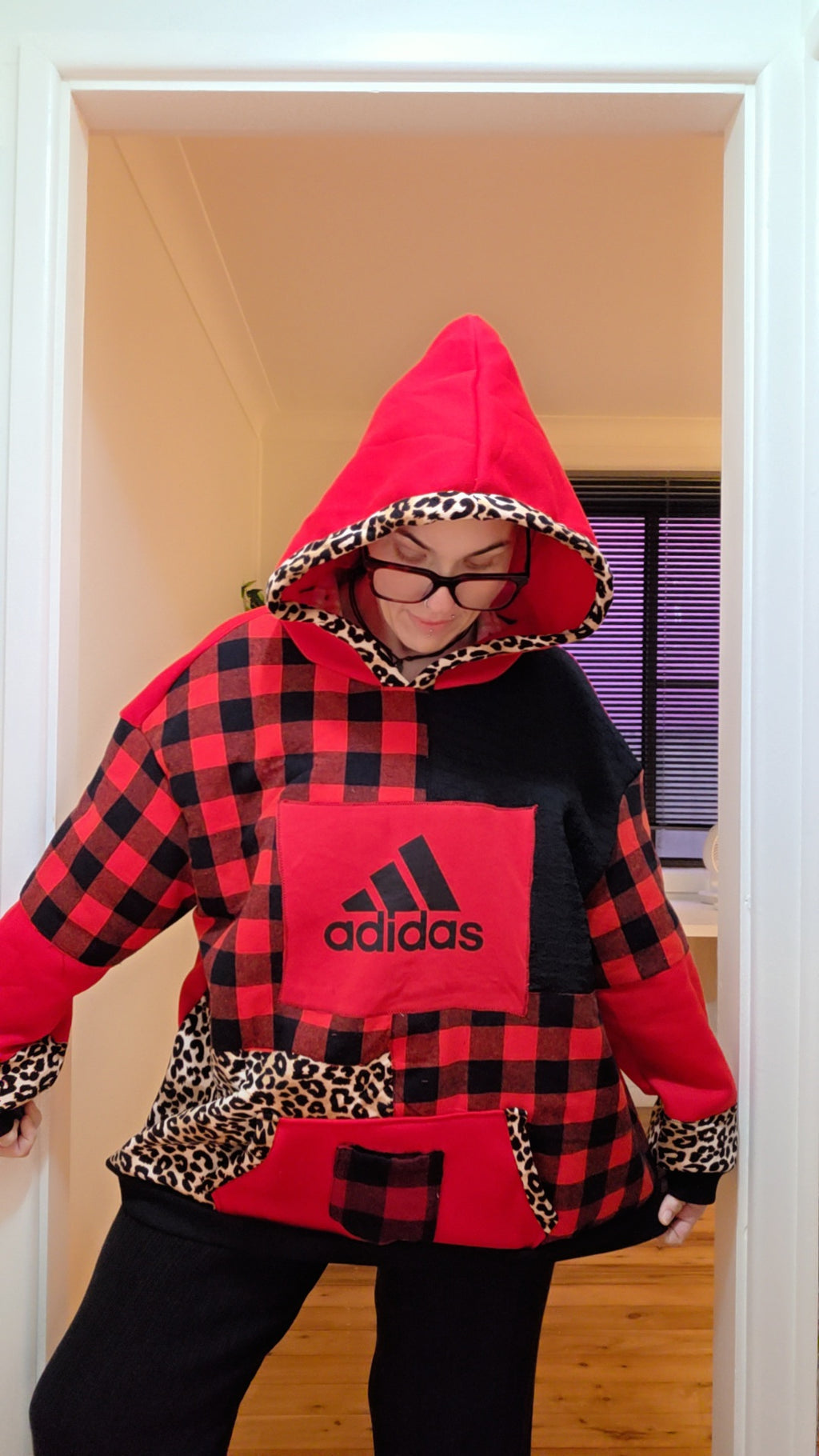 The Kayla - Red, Black, Leopard