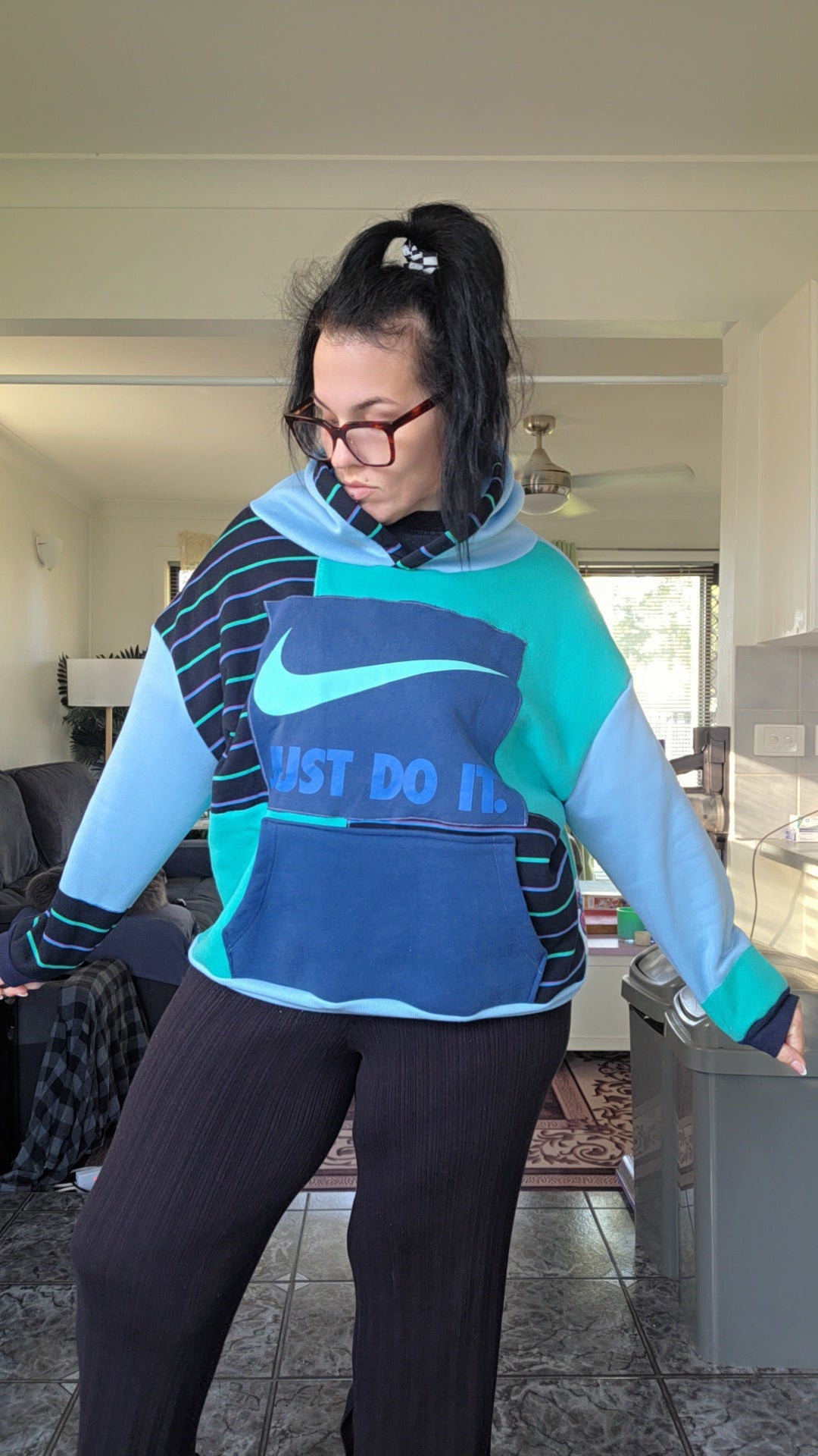 One-of-one Scrap Collective hoodie