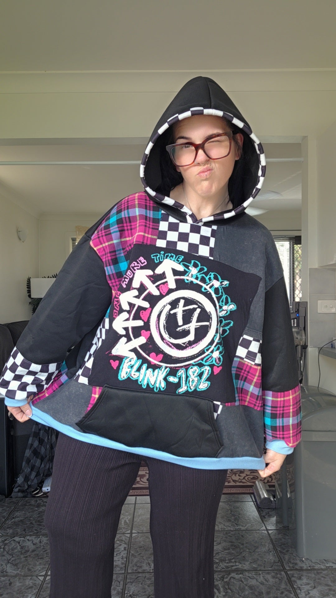 One-of-one Scrap Collective hoodie