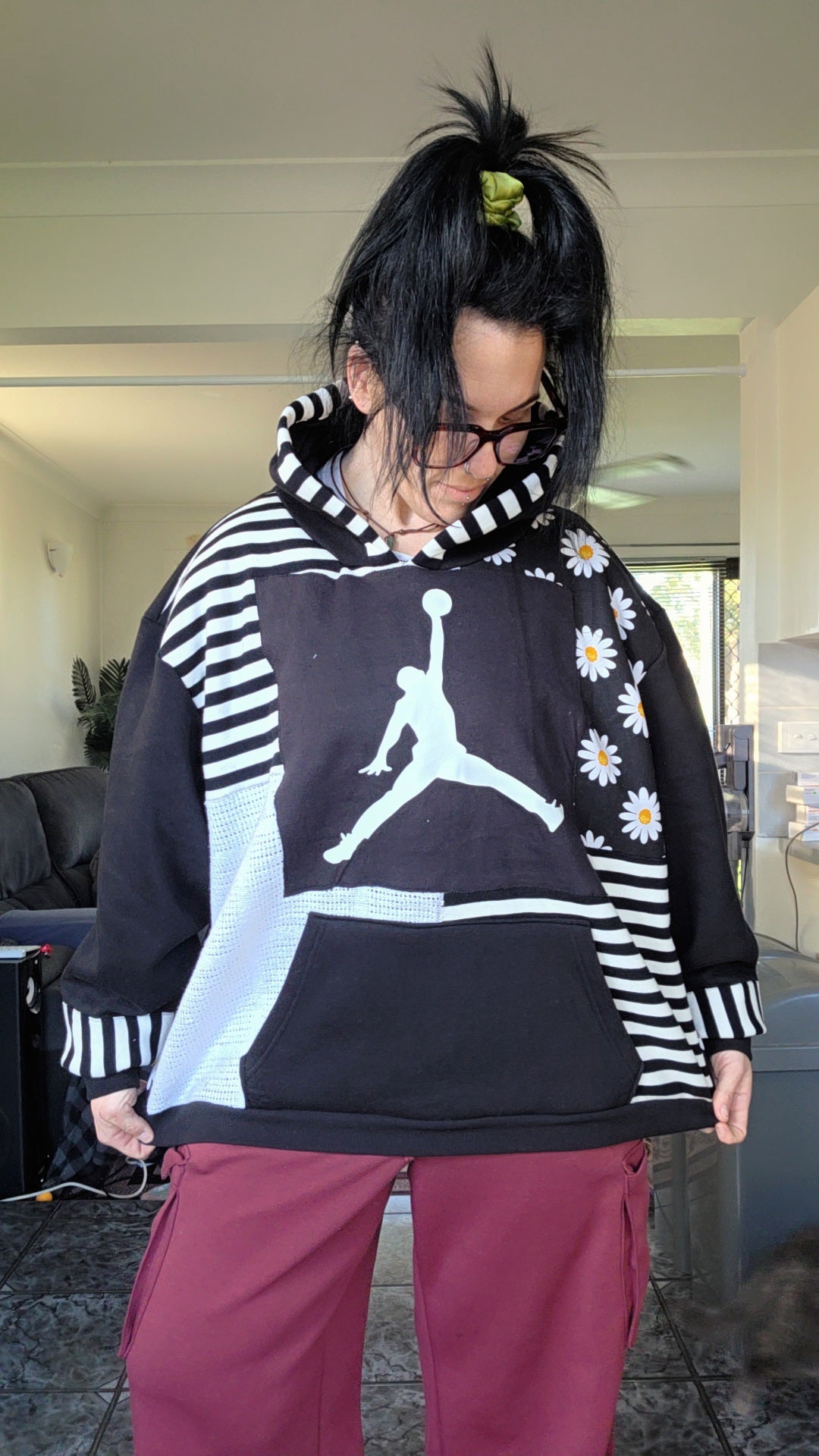 One-of-one Scrap Collective hoodie